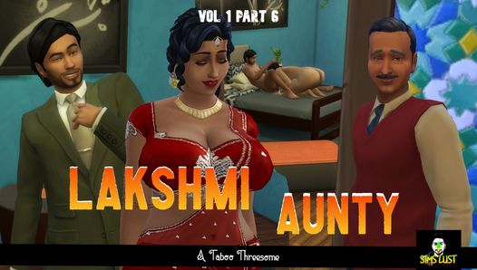Vol 1, Teil 6 - Desi Sarees Tante Lakshmi nimmt seine Jungfräulichkeit - böse Launen