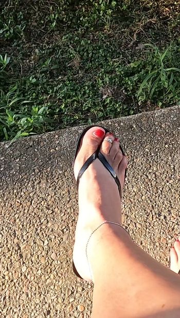 Love To Be a CD. My Red Toenails
