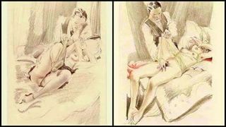 Erotic Watercolors of Feodor Rojankowsky