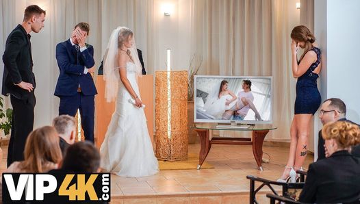 Bride4k. Fall # 002: Hochzeitsgeschenk, um die Hochzeit abzusagen