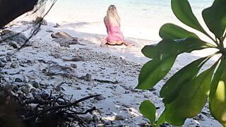 Sex am Strand - Amateur-FKK-Voyeur