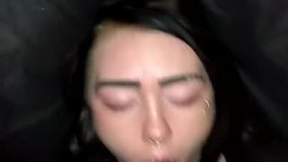 Fucking her throat till i cum