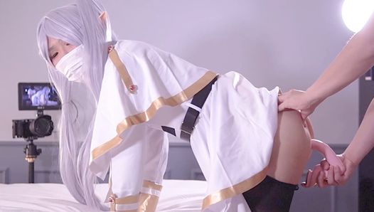 Χαριτωμένο παγωμένο cosplayer γαμιέται, ασιατικό hentai cosplay 5