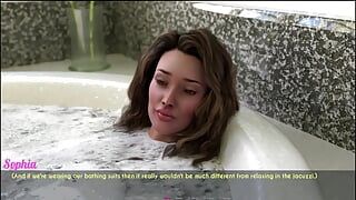 17° giorno - gratis - Parte 2- Sophia e Dylan trascorrono del tempo nel bagno
