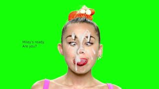 Miley Cyrus abspritzen
