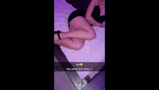 FUCK!? Cheerleader wird an ihrem 19ten B-Day hart gefickt Snapchat