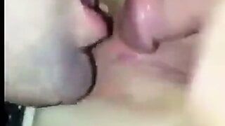 husband sucks wifes lover cock