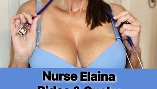 Krankenschwester elaina reitet und lutscht dich zurück zum gesundheits-fantasy-rollenspiel