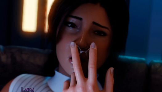 Lara Croft Adventures - Lara goûte ses jus chauds tout en étant excitée - Gameplay Partie 5