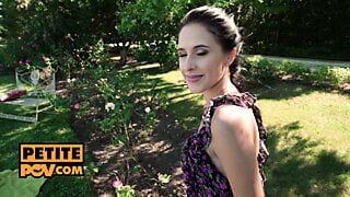 Itspov - anales Ficken im Park mit sexy fremder Alyssa Bounty