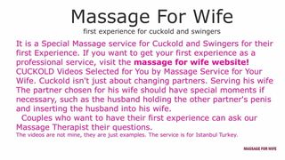 Massage für Ehefrau - erste Erfahrung für Cuckold und Swinger
