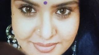 Sperma-Hommage an die Telugu-Schauspielerin Pragathi