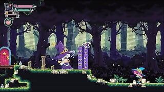 Flip witch Pixel HENTAI Spiel Ep.8 geschlecht bender hexe und riesige goblin-königin catfight!
