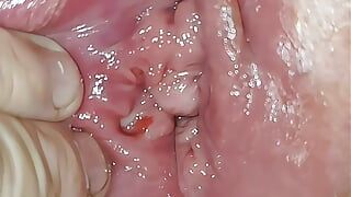 Close-up no orgasmo da buceta molhada !!