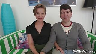 Seksowna ukraińska żona Sasha Zima zamienia swojego mężulek w rogacza