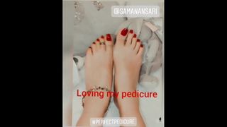 Saman Ansaris himmlisch schöne Füße