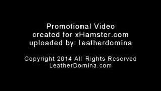 Leder-Domina - Nippelfolter - Leder-Bondage