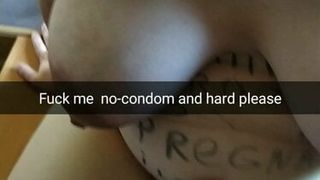 BBW-Schlampe-Frau bittet dich um Sex ohne Kondom - Milky Mari
