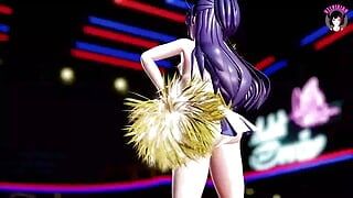 Chia Yuuka - Sexy Cheerleader tanzen (3D HENTAI)