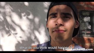 Junger spanischer Latino-Twink-Sex für Geld von fremdem POV
