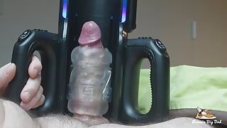 Das beste männliche sextoy aller zeiten, schwuler orgasmus mit großem schwanz, solo-mann abspritzen