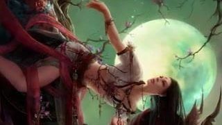 Magische Fantasiekunst - keltische Kriegerinnen