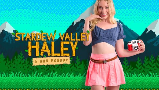 VRCosplayX Kallie Taylor als STARDEW VALLEY HALEY ist dorfmädchen süchtig nach hartem schwanz