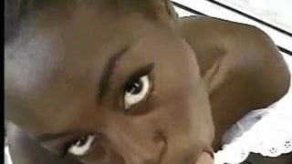 Awsome Ebony Blowjob