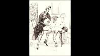 Spanking-Kunst, Retro