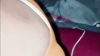 Desi Mangalsutra Waali Bhabhi Boobs Bra Blouse