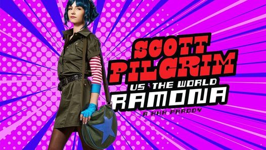 VRCosplayx Serena Hill als Ramona Flowers geeft Scott Pilgrim het vertrouwen dat hij nodig heeft