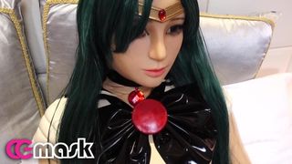 Sailormoon Latex-Puppe-Bondage-Cosplay