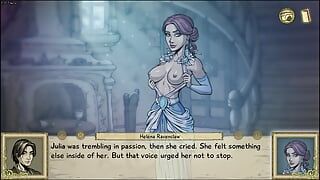Versautes ghost-girl zeigt ihre titten und bringt Den schulleiter zum kommen - unschuldige hexen - porno-gameplay