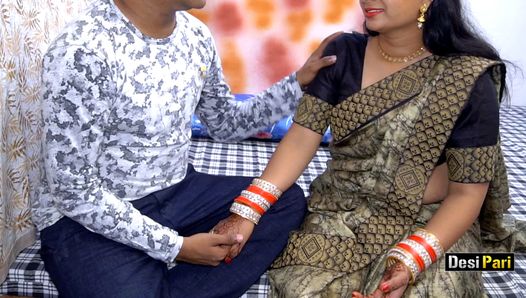 Desi pari sorellastra e fratello scopano su rakhi con audio hindi
