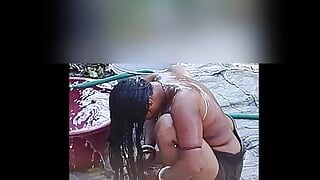 Sexy bhabhi baden, schöner maskarsch, attraktiver look