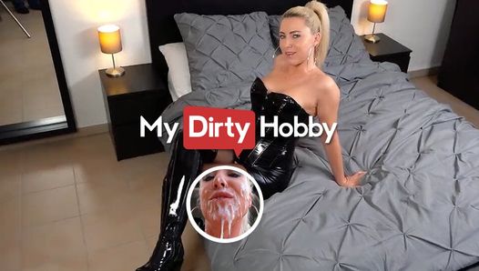 Mydirtyhobby - eine vollbusige Blondine bekommt ihren Arsch von einem großen Schwanz gefickt