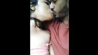 Desi heißes indisches Mädchen hat Sex im Auto