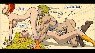 he-man gets a threesome