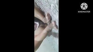 Indian Desi Hot wife happynm playing and pushup her boobs and fingaring her pussy and anal fuck