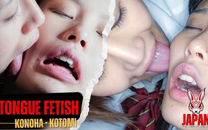Japan Fetish Fusion: Zungenstoß: eine intime begegnung mit unschuldigen schulmädchen