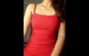 Indian Tubes: Vestido vermelho, linda garota fora de controle