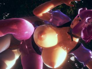 GameslooperSex: Покоївка Kokoro демонструє свої величезні цицьки - анімація