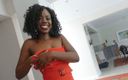 African Casting: Frumusețe elegantă negresă futută de pulă mare în casting fals