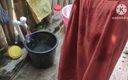 Anita yadav: Indian Woman Washing Outside