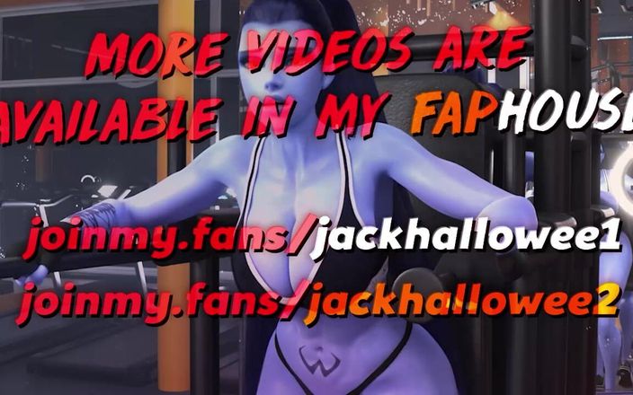 Jackhallowee: Inflated Beauty Gets Fucked in the Gym