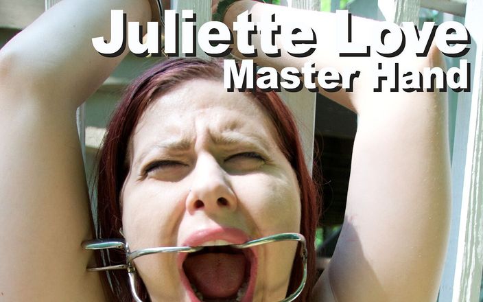 Picticon bondage and fetish: Juliette Love et son maître, bâillonné à la main, se fait...