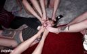 Ziva Fey: Ziva Fey - Ziva și 5 prieteni expunere sexy cu fetiș cu picioare în...