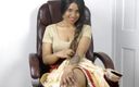 Sexy Lily: Indiancă suculentă bhabhi excitată Lily în sari sexy