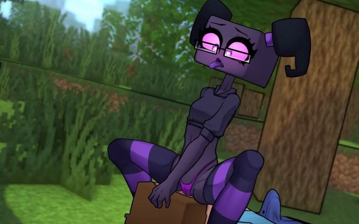 Visual Novel Collect LoveSkySan: Minecraft Nadržené řemeslo - Část 14 - Endergirl Pussy od Loveskysanhentai