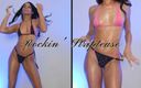 Rosie Reed: Rockin ' striptease- zwarte godin Rosie Reed bikini striptease aan rockmuziek...